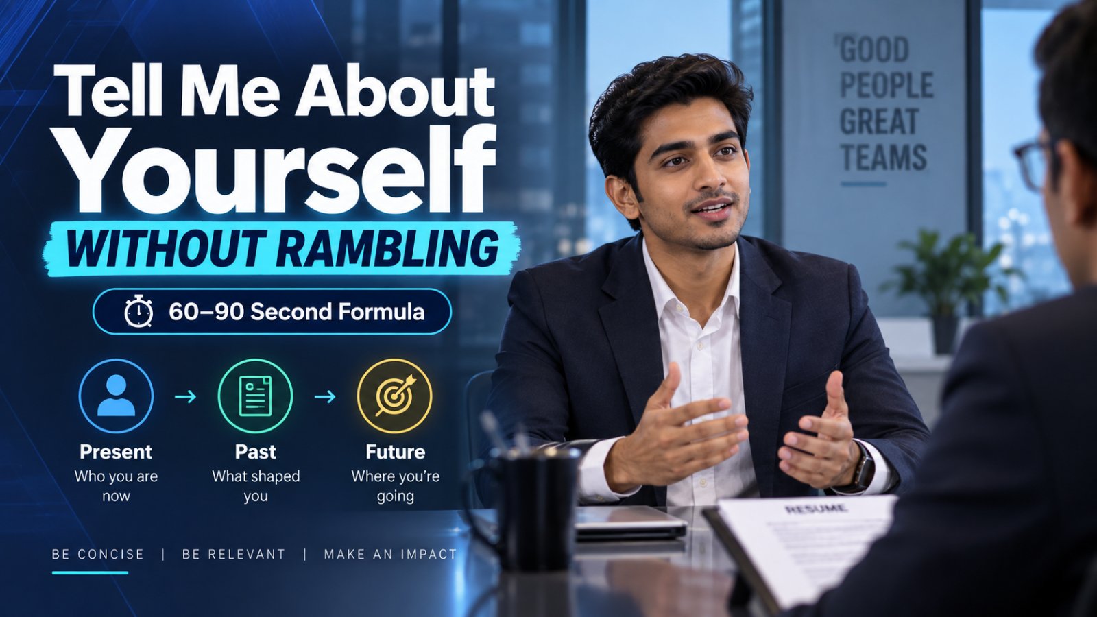Answering "tell me about yourself" without rambling